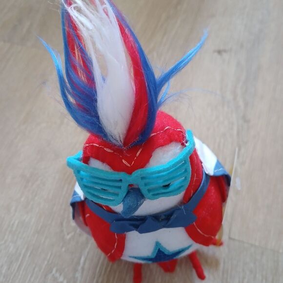 Target Featherly Friends Red Blue Patriotic Plush Bird Toy "Hero" Sun Squad - Picture 10 of 10